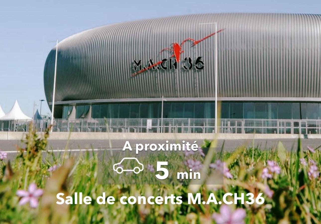 Le Boheme ⸱ Stationnement Gratuit ⸱ Fibre Déols Exterior foto